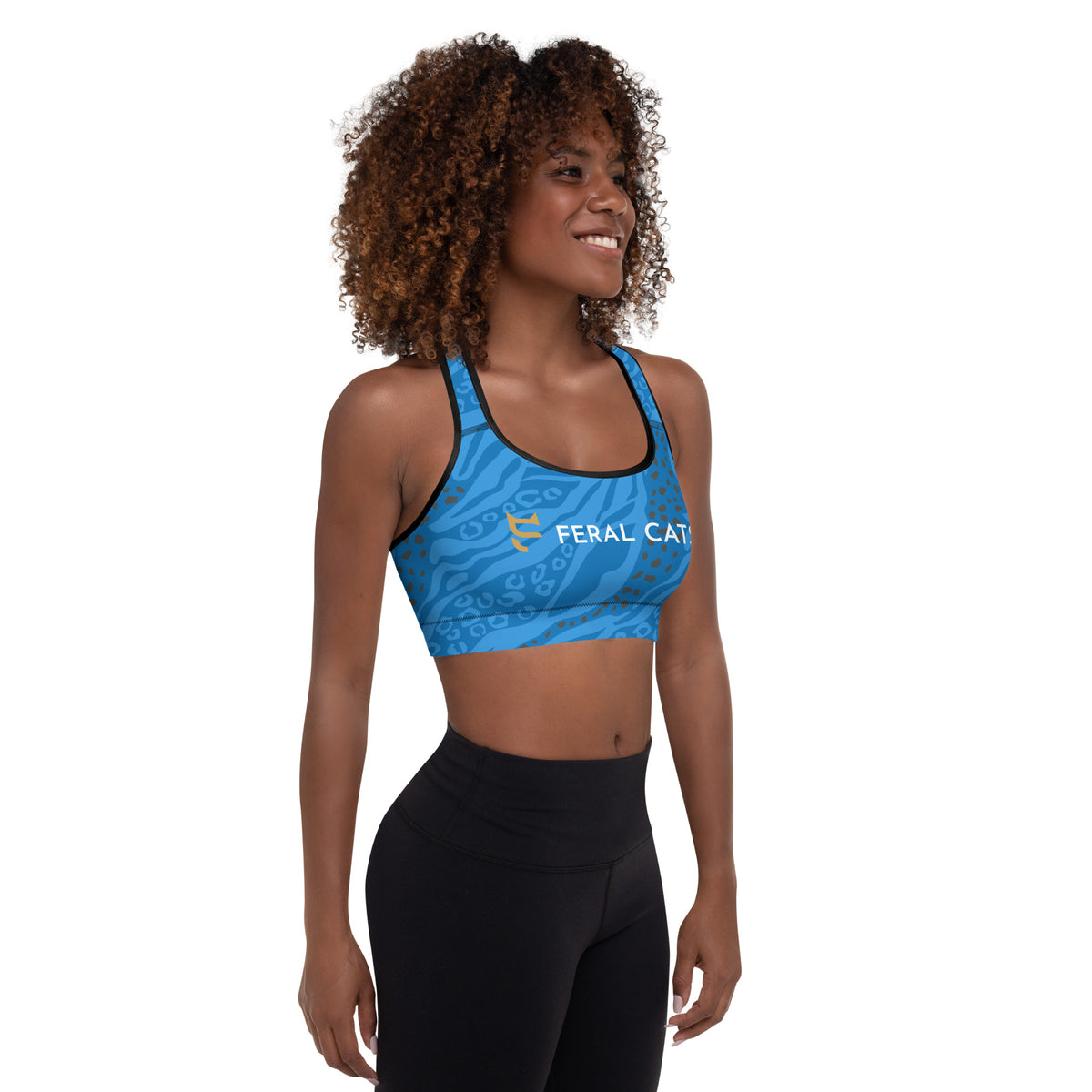 Feral Cats Padded Sports Bra